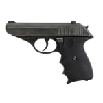 Black Nitron Finish, SLITE Night Sights, Hogue Rubber Grip 232-380-BSS