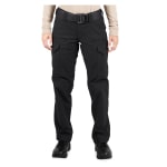 First Tactical Women's V2 Tactical Pants 2-Way Stretch Water Resistant Double-Dyed Black 124011-019 - Main Image
