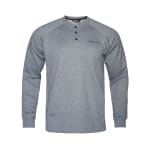 First Lite Men's ThermaGrid Merino Henley Heather Grey 2X MBTHNHG2X