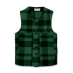 Filson 34 Green/Black Mackinaw Wool Vest FIL-10055-GB