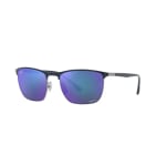 Ray-Ban Blue on Gunmetal Polar Mirror Blue 0RB3686-92044L57