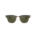 Ray-Ban Clubmaster Mock Tortoise on Arista G-15 Green 0RB3016F-W036655