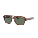 Ray-Ban Corrigan Transparent Brown Dark Green 0RB4397-66788254