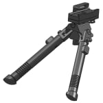 TRT Tactical Bipod, +/- 25 cant, +/- 30 swivel, QD, rubber feet BP-S-QD-R BP-S-QD-R