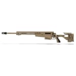 Accuracy International AX 300 Pale Brown chassis 24 inch barrel std brake Left Hand A-XM300WMPB24SM-LH