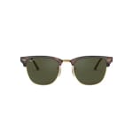 Ray-Ban Clubmaster Mock Tortoise on Arista G-15 Green 0RB3016-W036655