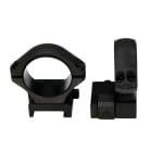 Sako Optilock Ring Set 30mm Low; Fits Picatinny rail; Phosphate; S180F918
