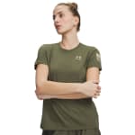 Under Armour Women's Freedom Flag Shortsleeve Marine OD Green/Desert Sand Shirt 6017060-39000 - Main Image
