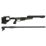 Remington 700P 5R 308 Win with Accuracy International AX Chassis - 13" forend tube Green