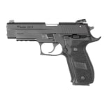 Black Anodize, Adjustable Sights, DA/SA Trigger, Beavertail, SRT, 1-Piece Enhanced E2 Grip 226BR-22-BAS