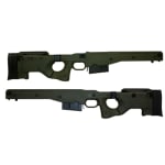 AICS Chassis System 2.0 Green 300 Win Mag Left Hand Folding Stock - Long Action