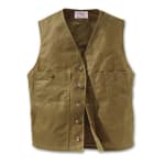 Filson 40 Tan Oil Tin Cloth Vest FIL-10268-TN