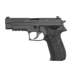 BLACK STAINLESS, Nitron Over All Stainless , SLITE, Hogue Rubber Grips E26R-9-SBSS