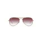 Ray-Ban Junior Aviator Rose Gold Clear Gradient Dark Violet 0RJ9506S-2918H52