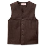 Filson 36 Brown Mackinaw Wool Vest FIL-10055-BR