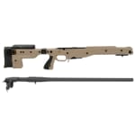 Remington 700P 5R 308 Win with Accuracy International AT Pale Brown Folding Chassis
