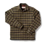 Filson Insulated Alaskan Guide Jac Shirt Otter Green Black MD 10656