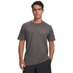Under Armour Men's Freedom Flag Shortsleeve Charcoal Medium Heather/Red Shirt 6004096-01901 - Main Image