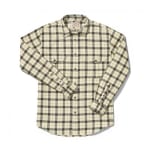 Filson Lightweight Alaskan Guide Shirt Cream/Deep Brown LG 10743 10743060104