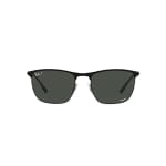 Ray-Ban Matte Black on Black Polar Dark Grey 0RB3686-186K857