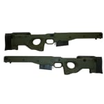 AICS Stock .338 Lapua CIP 1.5 Green Fixed Stock - Long Action