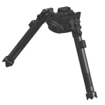 TRT Tactical Precision bipod, +/- 15 cant, +/- 20 swivel, QD, metal claw feet PBP-S-QD-C PBP-S-QD-C