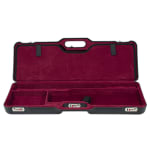 Negrini Two Gun Case Hunting Competition Guns Low to Med Rib Black Red Interior 1670LR/4768