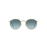 Ray-Ban Round Metal Gold Blue Gradient Grey 0RB3447-0013M53