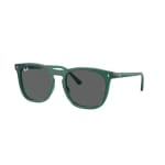 Ray-Ban Transparent Green Dark Grey 0RB2210-6615B153