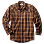 Filson Mens SM Brown-Multi Western Shirt 10390-DI