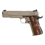 Flat Dark Earth Finish, Low Profile Contrast Sights, Wood Grips 1911-22-FDE