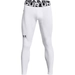 Under Armour Men's Coldgear Armour White/Black Leggings 1366075-10000 - Main Image