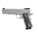 STAINLESS TARGET, Natural Stainless Finish, Adjustable Target Sights, Blackwood Grips 1911-45-S-TGT