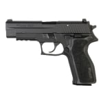 Black Nitron Finish, Contrast Sights, 1-Piece E2 Grips E26R-40-B