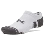 Under Armour Adult Unisex Performance Tech Mod Gray/Jet Gray No-Show Socks 6015142-01100 - Main Image