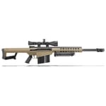 Barrett 82A1 50 BMG FDE 20" Leupold Mark 4 M1 & Rings 14022