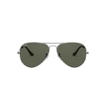 Ray-Ban Aviator Large Metal Sand Transparent Grey G-15 Green 0RB3025-91903162
