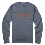Sitka Deer Sketch Tee LS Lead Small|20036-PB-S