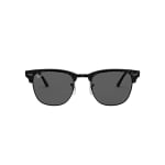 Ray-Ban Clubmaster Wrinkled Black on Black Dark Grey 0RB3016-1305B149
