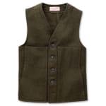 Filson 40 Green Mackinaw Wool Vest FIL-10056-FG