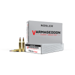 Nosler Varmageddon VGA - 17 Rem 20g VG FBT (20ct) Ammunition 65105