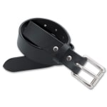 Filson 28 Black 1" Leather Belt 63204