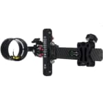 AXCEL LANDSLYDE Plus Carbon Pro Slider w/AVX-31 Scope, "T", Rheostat Cover, Torque Ind., Crosshair 1-Pin .019 Grn Fiber Blk Bow Sight ALNP-C119-3GB