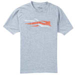 Sitka Sitka Logo Tee SS Heather Grey XX Large 20046-HG-XXL