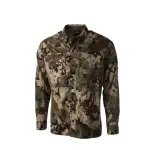 Pnuma Outdoors Long Sleeve Shooting Shirt, Caza Camo 3XL PLSSSCXXX