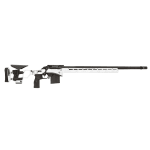 Cadex Defense CDX-SS SEVEN S.T.A.R.S. PRO 6mm Creedmoor 26" 1:7.5" Bbl Hybrid White/Black Rifle w/Hunting-Style MB CDXSS-PRO-6CM-26-CS20-D2A1N-HWB