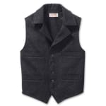 Filson MDCharcoal Mackinaw Western Vest 10057