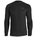 First Lite Men's Wick LS Crew Black on Black XL MTWLCBBXL