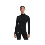Under Armour Women's Tactical Longsleeve Black Crew Shirt 1365393-00100 - Main Image