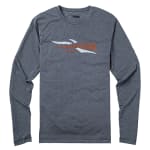 Sitka Logo Tee LS Lead Large|20045-PB-L